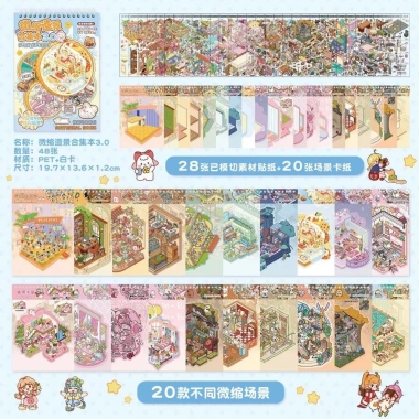 Sổ Sticker 3D Cảnh Quan Cắt Sẵn Cho Bé - Bộ Nhãn Dán Phong Cảnh Hanacorn Giá Sale 59K 51 Sổ Sticker 3D Cảnh Quan Cắt Sẵn Cho Bé - Bộ Nhãn Dán Phong Cảnh Hanacorn Giá Sale 59K 51