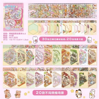 Sổ Sticker 3D Cảnh Quan Cắt Sẵn Cho Bé - Bộ Nhãn Dán Phong Cảnh Hanacorn Giá Sale 59K 52 Sổ Sticker 3D Cảnh Quan Cắt Sẵn Cho Bé - Bộ Nhãn Dán Phong Cảnh Hanacorn Giá Sale 59K 52