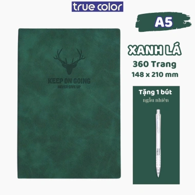 Sổ Tay Bìa Da A5 360 Trang Sổ Tay Văn Phòng Sang Trọng 8 Màu Ấn Tượng, Sổ Ghi Chép Cá Nhân Công Việc - Văn Phòng Phẩm 15