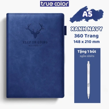Sổ Tay Bìa Da A5 360 Trang Sổ Tay Văn Phòng Sang Trọng 8 Màu Ấn Tượng, Sổ Ghi Chép Cá Nhân Công Việc - Văn Phòng Phẩm 17