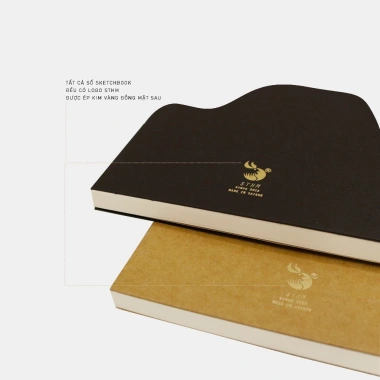 Sổ vẽ sketchbook 130gsm Artline - vẽ chì, màu thạch, màu nước, giá 27.000 VND 4