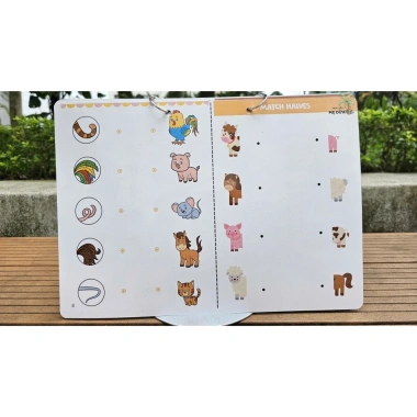 Sổ viết xóa IQ KIDS cho trẻ 2‑4 tuổi, bìa cứng + bút viết xóa, giảm giá 135k