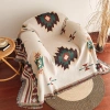 Sofa Bohemian Mỹ Đơn YW5T – Ghế Vải, Bao Bọc Khăn Chăn Quốc Gia, 186.696₫ 2