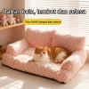 Sofa giường mèo mềm mại, giường chó chuồng mùa đông, giặt được 4 mùa - 450.000₫