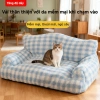 Sofa giường mèo mềm mại, giường chó chuồng mùa đông, giặt được 4 mùa - 450.000₫ 5