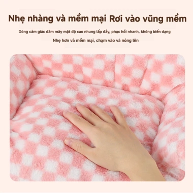 Sofa giường mèo mềm mại, giường chó chuồng mùa đông, giặt được 4 mùa - 450.000₫ 6 Sofa giường mèo mềm mại, giường chó chuồng mùa đông, giặt được 4 mùa - 450.000₫ 6