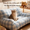 Sofa giường mèo mềm mại, giường chó chuồng mùa đông, giặt được 4 mùa - 450.000₫ 9