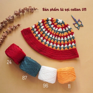 Sợi Cotton Việt Nam Cuộn 100g Mã Màu 01‑50 Giá 34.290 VND Giảm 27.000 VND 4 Sợi Cotton Việt Nam Cuộn 100g Mã Màu 01‑50 Giá 34.290 VND Giảm 27.000 VND 4