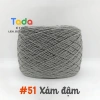 Sợi Cotton Việt Nam Cuộn 100g - Mã màu 51-102, Giá ưu đãi 27.000 VND, mềm mịn 10