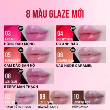 Son Bóng Dưỡng Môi Maybelline Lifter Glaze Oil Balm 2.8g - Dưỡng ẩm, Bóng tự nhiên, Giá 278.000 VNĐ tại ThegioiSkinfood