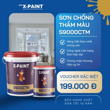 Sơn Chống Thấm X-Paint S9.000CTM - Bảo Vệ Tối Đa Mọi Bề Mặt, Giá 1.000.900 VNĐ 2 Sơn Chống Thấm X-Paint S9.000CTM - Bảo Vệ Tối Đa Mọi Bề Mặt, Giá 1.000.900 VNĐ 2