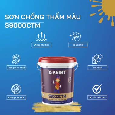 Sơn Chống Thấm X-Paint S9.000CTM - Bảo Vệ Tối Đa Mọi Bề Mặt, Giá 1.000.900 VNĐ
