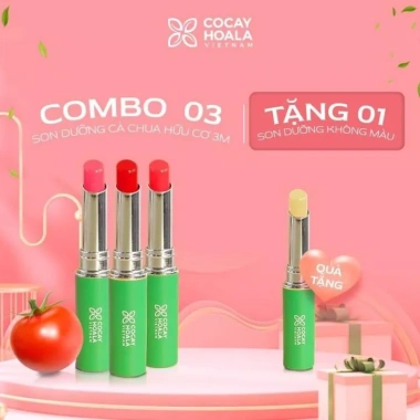 Son dưỡng cà chua Cocayhoala Gobo Nature matte 4.5g Organic Xanhsam - Giá chỉ 149.500đ 5