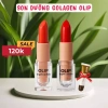 Son dưỡng môi Colagen OLIP 100% không chì Đỏ đậm và đỏ cam, an toàn cho môi sau phun xăm, giảm 22% chỉ 85.000₫