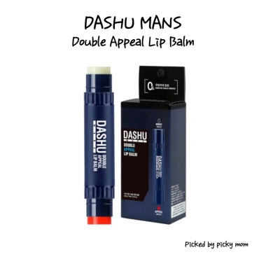 Son dưỡng môi đôi DASHU 2 trong 1 nam - Dưỡng ẩm + Tint đỏ, cứng không dính, 293k