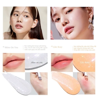 Son dưỡng môi Glint 3g LG Makeup VN - Dưỡng ẩm thực vật, tạo hiệu ứng căng bóng, giảm giá 470k