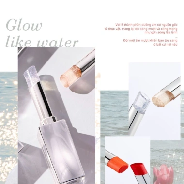 Son dưỡng môi Glint 3g LG Makeup VN - Dưỡng ẩm thực vật, tạo hiệu ứng căng bóng, giảm giá 470k 7 Son dưỡng môi Glint 3g LG Makeup VN - Dưỡng ẩm thực vật, tạo hiệu ứng căng bóng, giảm giá 470k 7