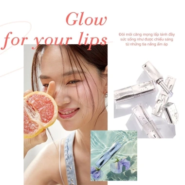 Son dưỡng môi Glint 3g LG Makeup VN - Dưỡng ẩm thực vật, tạo hiệu ứng căng bóng, giảm giá 470k