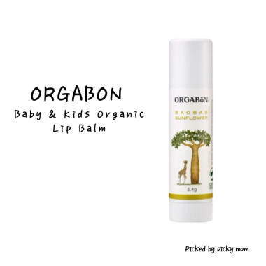 Son dưỡng môi hữu cơ ORGABON Baby & Kids 5.4g – 99,7% organic, độ ẩm dịu nhẹ, an toàn cho môi nhạy cảm, giảm giá tới 22%