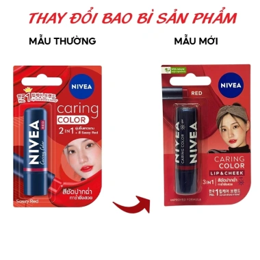 Son Dưỡng Môi Nivea 24H Melt-in Moisture 4.8g – Dưỡng ẩm, mềm mịn, chỉ 77.000₫