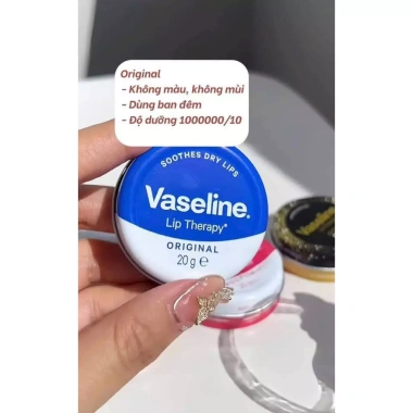 Son Dưỡng Môi Vaseline Rosy Lips 20g - Dưỡng ẩm sâu, màu hồng tự nhiên, chỉ 95.000₫