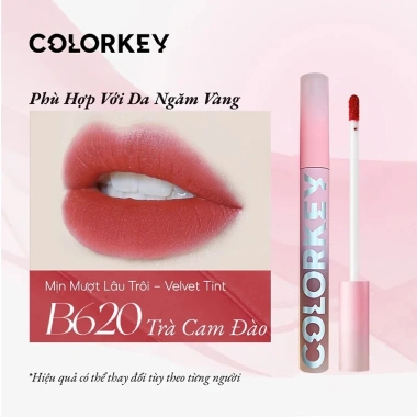 Son Kem Lì Colorkey Airy Velvet - Mịn Mượt, Lâu Trôi, Giá 183.000 Đ - Giảm Giá 8