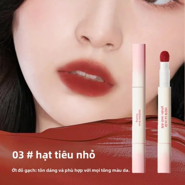 Son Kem Lì GlowNest Nude Dạng Bột Lâu Trôi Không Dính Ly Dưỡng Ẩm Ngày Giá 150k