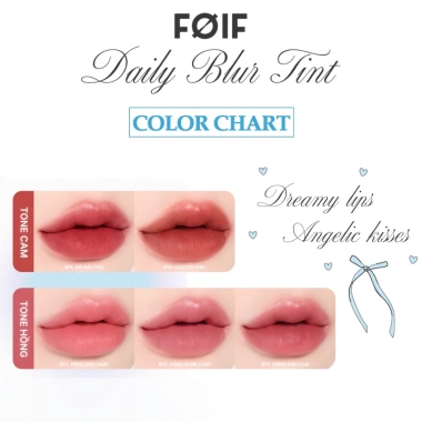 Son Kem Lì Thuần Chay FOIF Daily Blur Tint 3g - Mềm Mịn, Lâu Trôi, Giá 134k 7