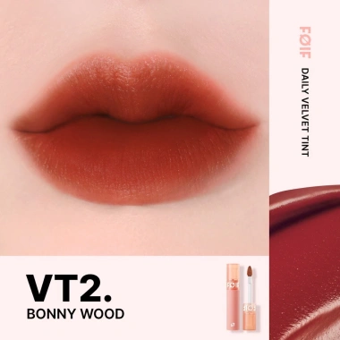 Son Kem Lì Thuần Chay FOIF Daily Velvet Tint 3g: Mịn Mượt Lâu Trôi, Giá ưu đãi 125k 10 Son Kem Lì Thuần Chay FOIF Daily Velvet Tint 3g: Mịn Mượt Lâu Trôi, Giá ưu đãi 125k 10
