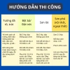 Sơn Mịn Nội Thất Tiết Kiệm X200 5L – Tự sơn tại nhà, phòng khách, phòng ngủ, quán ăn, decor màu 4