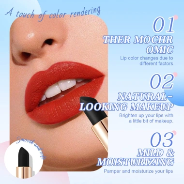 Son môi đổi màu đen - Nhung mờ dưỡng ẩm, giá chỉ 50.600 VND, khuyến mãi siêu hot 4