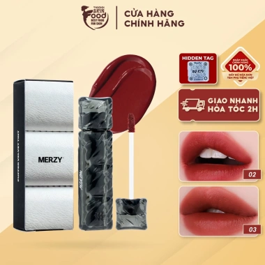 Son Phao Merzy Kem Lì Bền Màu Lâu Trôi Puffer Velvet Tint 3.7g - Chỉ 184.000₫