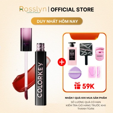 Son Tint Bóng Colorkey Lỏng 1.7g Glasting, Lâu Trôi, Bóng Cao - Giá Giảm 124k