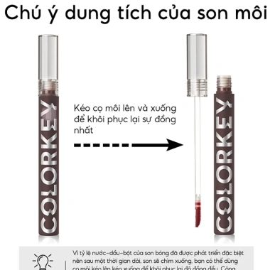 Son Tint Gương Bóng Bền Màu Lâu Trôi Colorkey Airy Lip Mirror 1.7g 126.000 VND 3 Son Tint Gương Bóng Bền Màu Lâu Trôi Colorkey Airy Lip Mirror 1.7g 126.000 VND 3