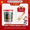 Sơn tường ngoại thất X-Paint S8.000 1kg - Sơn nước, tặng chổi sơn, 210.000₫