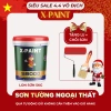 Sơn tường ngoại thất X-Paint S8.000 5kg cao cấp kèm lu rôn, chổi sơn giảm giá 707.500đ
