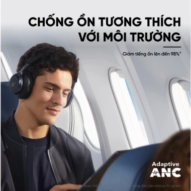 Soundcore Space One A3.035 Tai Nghe Bluetooth Hi‑Res 98% Giảm Ồn 55h Play Bảo Hành 18 Tháng 6
