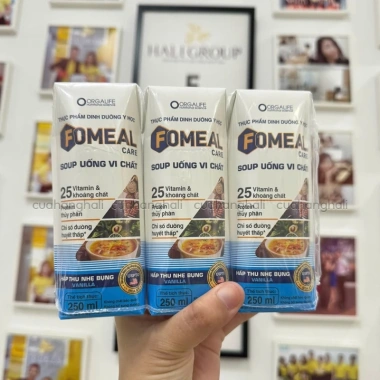 Soup Uống Dinh Dưỡng Fomeal Care Vanilla 3 Hộp 250ml - Giảm Giá Đặc Biệt 123k