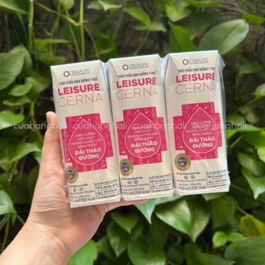 Soup Uống Dinh Dưỡng Leisure Cerna Giảm Giá Đạm Vitamin Dễ Dàng Cho Người Bận Rộn