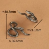 Spacer Bead Gun Black Dragon Snake - Phụ kiện DIY, giảm giá chỉ 30,852₫ 6