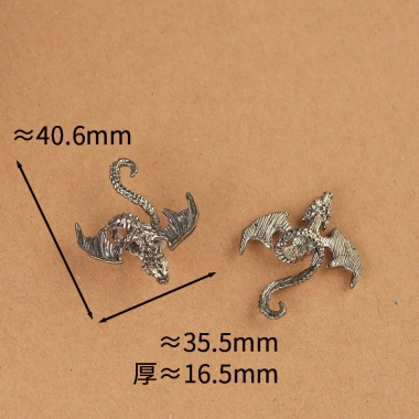 Spacer Bead Gun Black Dragon Snake - Phụ kiện DIY, giảm giá chỉ 30,852₫ 8