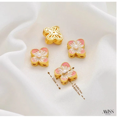Spacer Hạt 18K Bướm Chuồn Chuồn Bốn Lá Cỏ Ba Lá - Vòng Tay Tự Làm Phụ Kiện Giá Ưu Đãi 44.736 VND 7