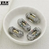 Spacer hạt hai màu sáu xương châm ngôn - ống cầu nguyện vòng cổ tự làm, 36.345 VND 2