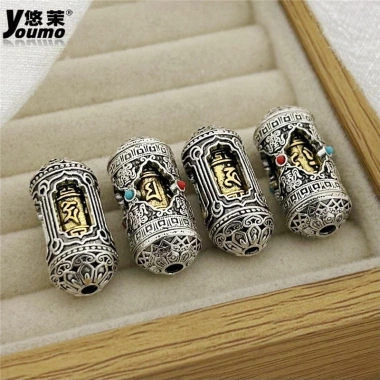 Spacer hạt hai màu sáu xương châm ngôn - ống cầu nguyện vòng cổ tự làm, 36.345 VND 3 Spacer hạt hai màu sáu xương châm ngôn - ống cầu nguyện vòng cổ tự làm, 36.345 VND 3
