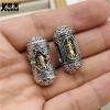Spacer hạt hai màu sáu xương châm ngôn - ống cầu nguyện vòng cổ tự làm, 36.345 VND 4