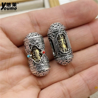 Spacer hạt hai màu sáu xương châm ngôn - ống cầu nguyện vòng cổ tự làm, 36.345 VND 4 Spacer hạt hai màu sáu xương châm ngôn - ống cầu nguyện vòng cổ tự làm, 36.345 VND 4