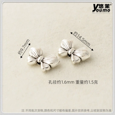 Spacer Hạt Hợp Kim Nơ - Phụ Kiện Tự Làm Đa Dụng, Độ Bền Cao, Giá 35.242₫