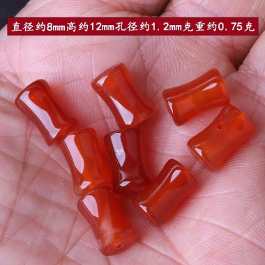 Spacer hạt mã não đỏ - Phụ kiện tự làm, giảm giá 30.852 VND, lắp nhanh 10