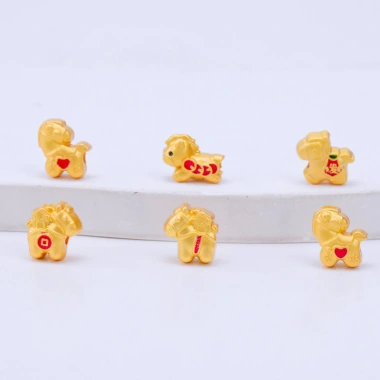Spacer Hạt Năm Ngựa Vòng Tay Tự Làm Phụ Kiện Vàng Cát - Giá chỉ 20.634₫