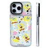 SpongeBob SquarePants Ốp Lưng Sạc Không Dây Silicone Mềm Trong Suốt Cho iPhone 12‑17 Pro Max/17 AIR, Chống Sốc